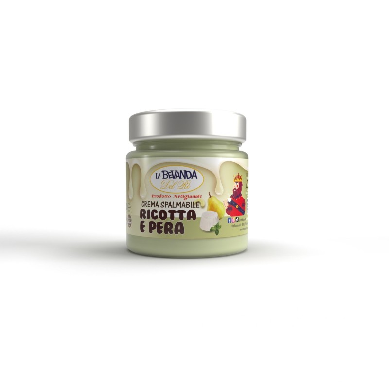 Crema Spalmabile, Ricotta & Pera, Crema Spalmabile Al Gusto Di Ricotta E Pera, 200g