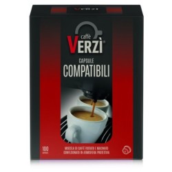 100pz Miscela Decaffeinata - Caffè Verzì Capsule Compatibili per Macchinetta "Esse/Point