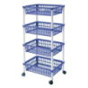 6868466 - CARRELLO IN PLASTICA MITO 4 PIANI CM.40x29x85 TONTARELLI